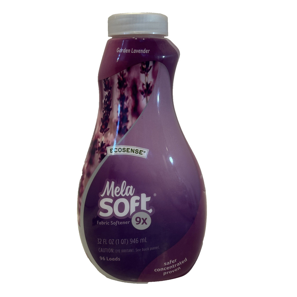 Mela Soft garden lavender laundry Detergent 32 fl Oz Ecosense 96 Loads 9x